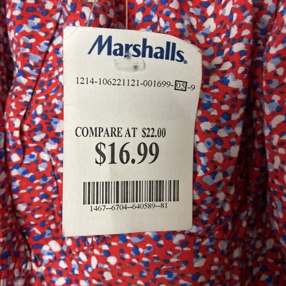 Spaghetti Strap Red Dress - Picture 2 of 2